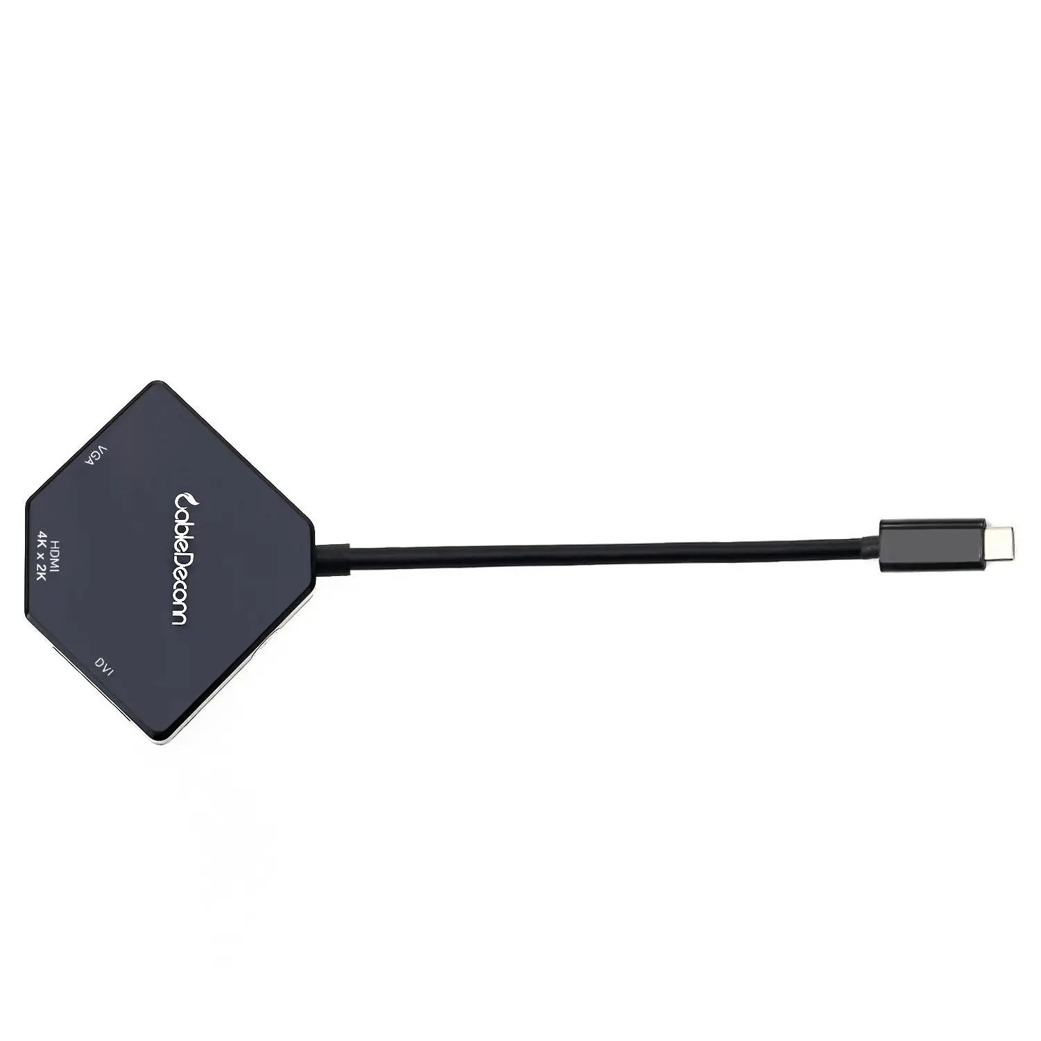 AAAJ CableDeconn Thunderbolt 3 адаптер usb type C на 4K HDMI DVI VGA концентратор многопортовый кабель