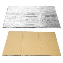 Автомобиль звукоизоляция пены мертвящей автомобиля резиновый коврик 24*40 дюймов 10 мм теплоизоляция коврик водостойкий Автомобиль инструменты