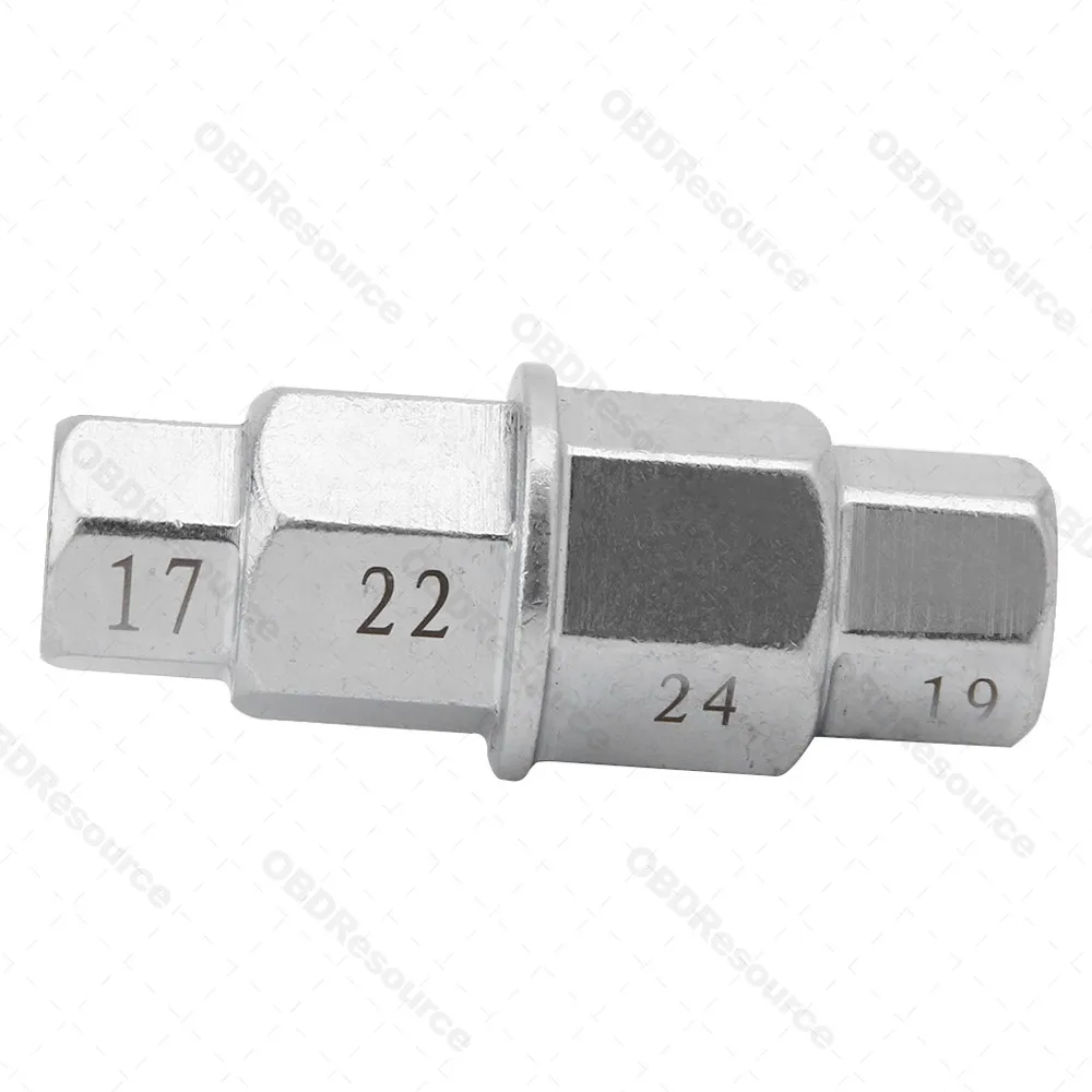 4 in1 tool 17 19 22 24mm hex axle wrench CrMo steel for ZX7R ZX9R Z1000