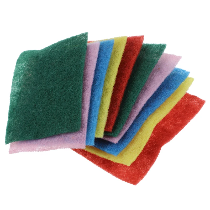 Чистая ткань для мытья тряпок ткань материал 10 шт случайный цвет