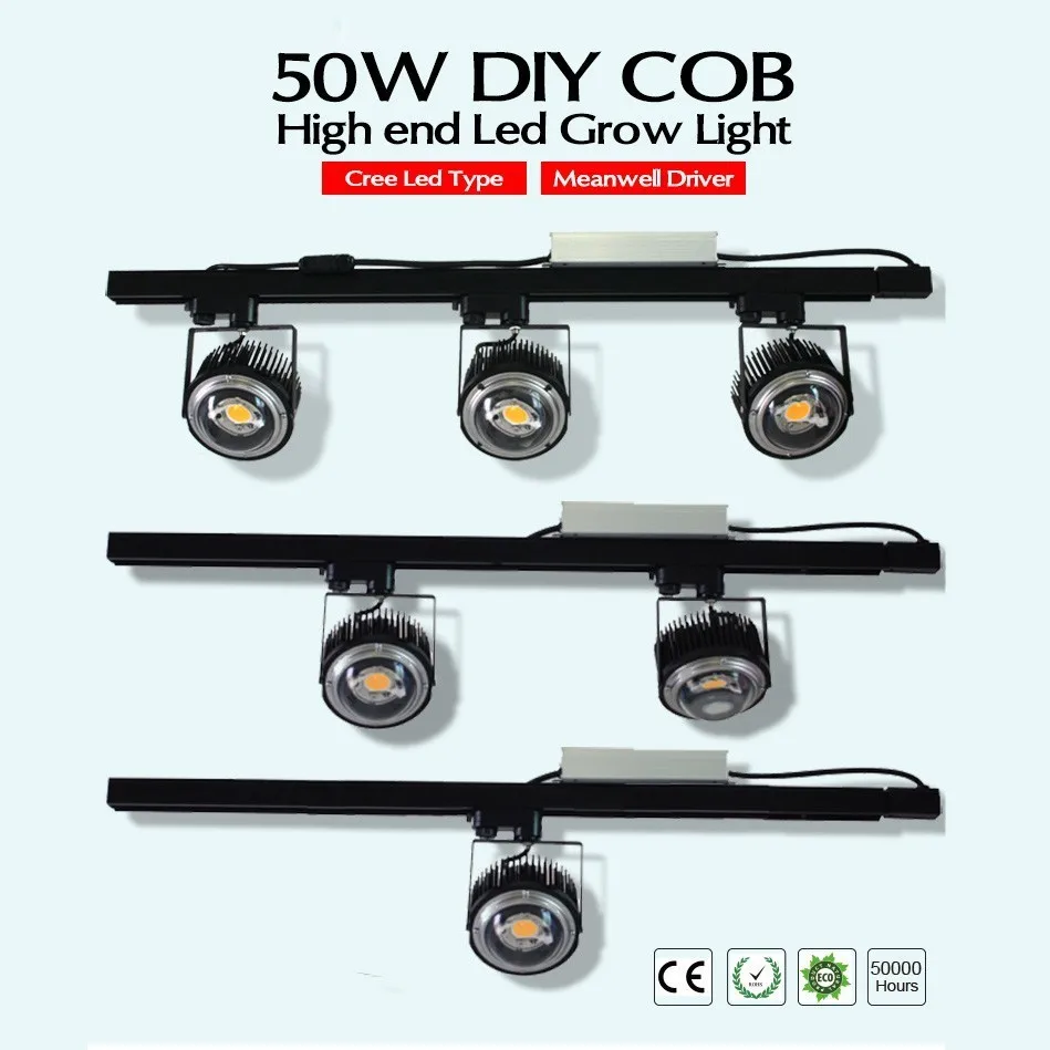 DIY полный спектр оригинальный CREE CXB3590 CXA2540 50 Вт 100 COB светодиодный светильник для
