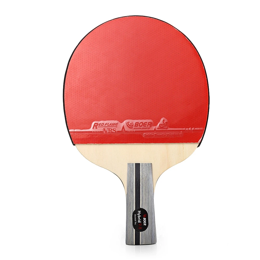 

BOER Outdoor 1 Star Table Tennis Rubber Ping Pong Racket Paddle with Storing Bag