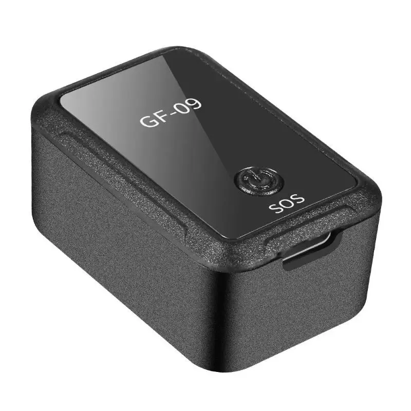 GF-09 عن الاستماع المغناطيسي مصغرة مركبة GPS تعقب الوقت الحقيقي جهاز تعقب WiFi + LBS + AGPS محدد التطبيق Mic صوت التحكم