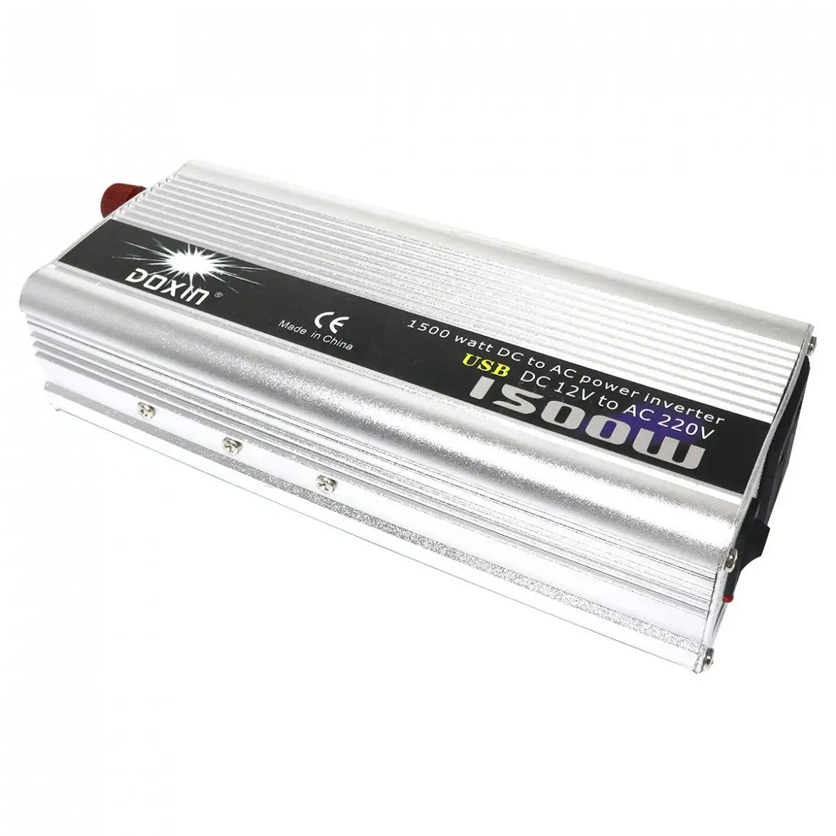  Inversor de corriente del coche de 1500W cc 12V 24V a CA 220V 110V convertidor de cargador de energ