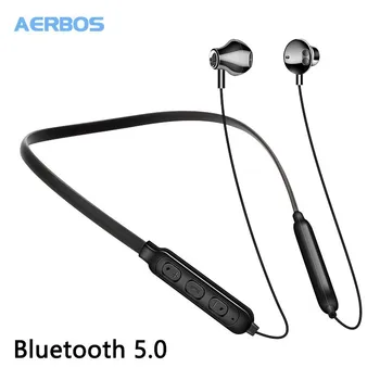 

AERBOS Bluetooth 5.0 Headset Wireless Earphone With Microphone Volume Adjustable Wireless Headphone For Iphone Xiaomi