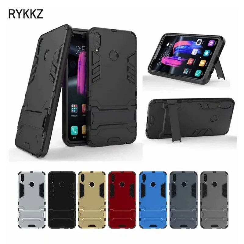 Honor 8 X Case For Huawei 8X Max Protective Luxury Armor Hybrid Bumper Phone Back Cover On huawei Honor8X Stand | Мобильные телефоны