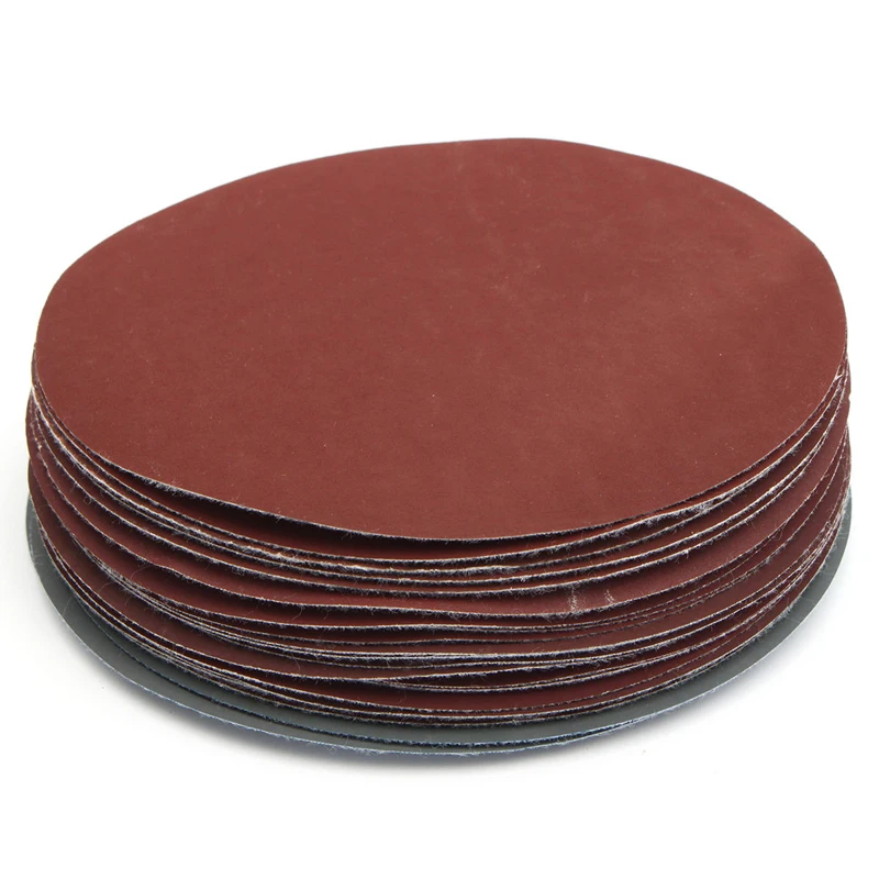 25pcs 6" Round Sanding Discs Polishing Pad Sander Paper Set 600
