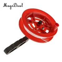 High Quality Outdoor Play Red Fire Kite Grip Reel Winder Wheel Handle Tool W/ Twisted String for Children Kids Adult 2
