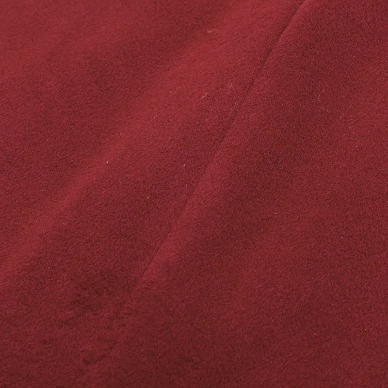 TVVOVVIN осень зима женские шерстяные пальто V образным вырезом с длинным рукавом Высокая талия Бандажное пальто женская повседневная одежда Новинка L509
