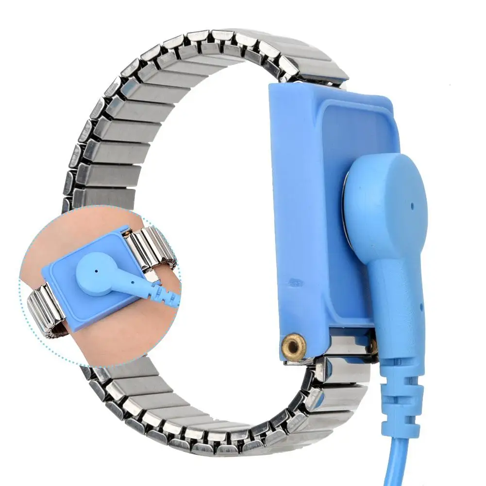 

Antistatic Band Bracelet Adjustable ESD Grounding Electrostatic Discharge Wrist Strap