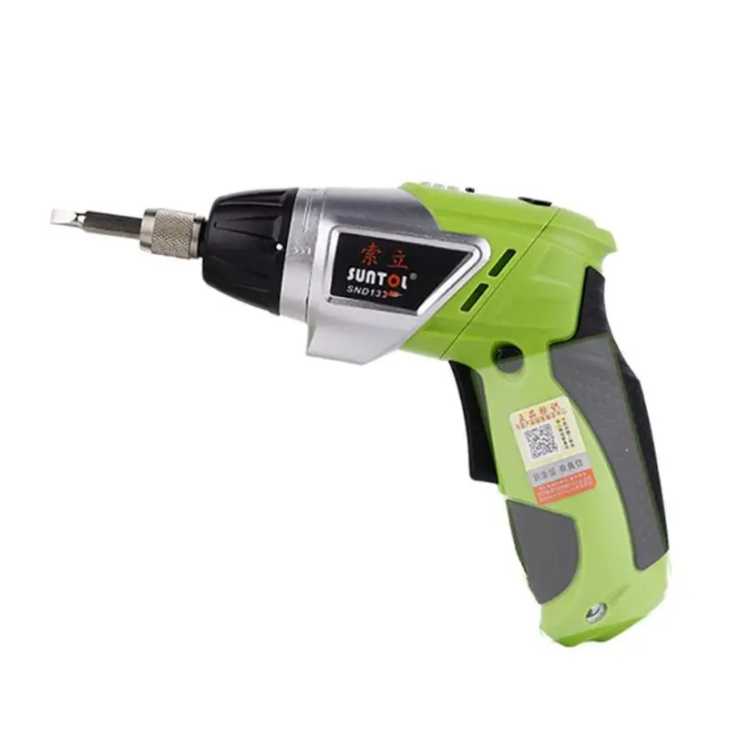 

3.6V Rechargeable Cordless Electric Screwdriver Kit Built-in Lithium Drill Bits Mini Rotary Screw Driver with Work Light