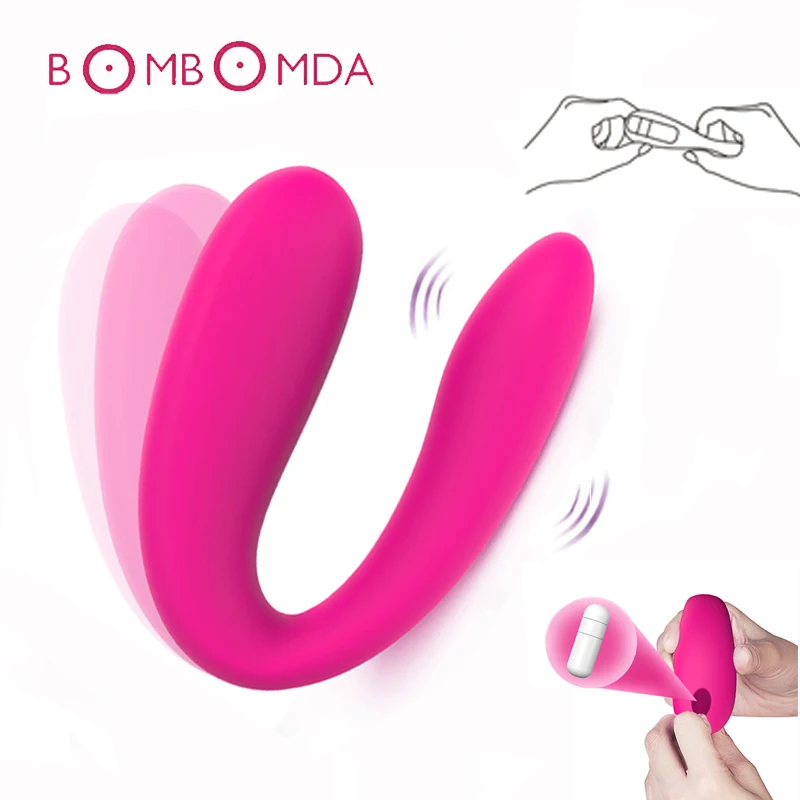 U-образный мощный фаллоимитатор вибрирующий вибратор для точки G Стимуляция