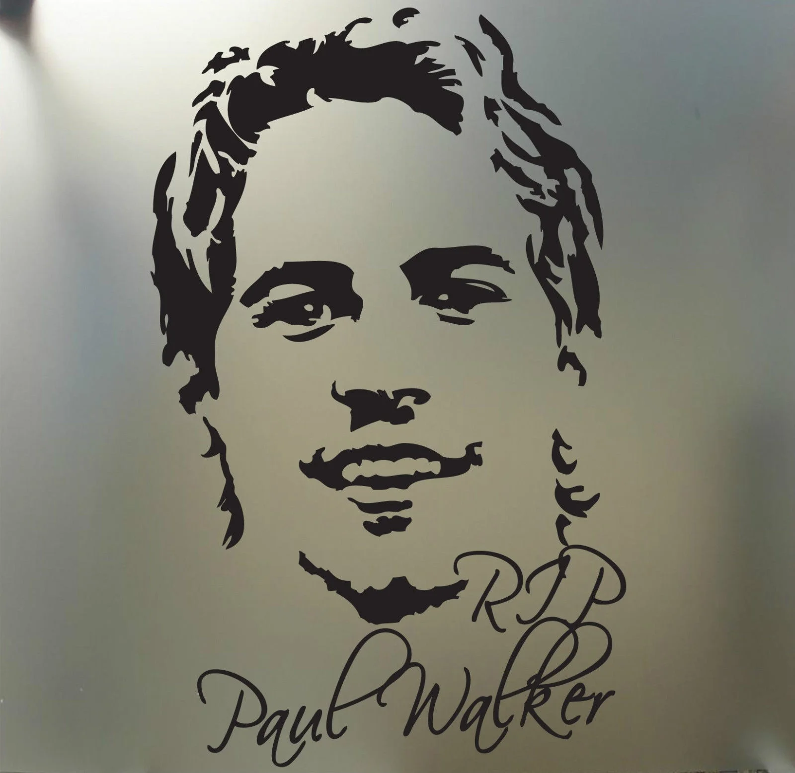 Рип Пол Уокер быстрый и яростный евро дрейф JDM гоночная наклейка портрет лица 15 см
