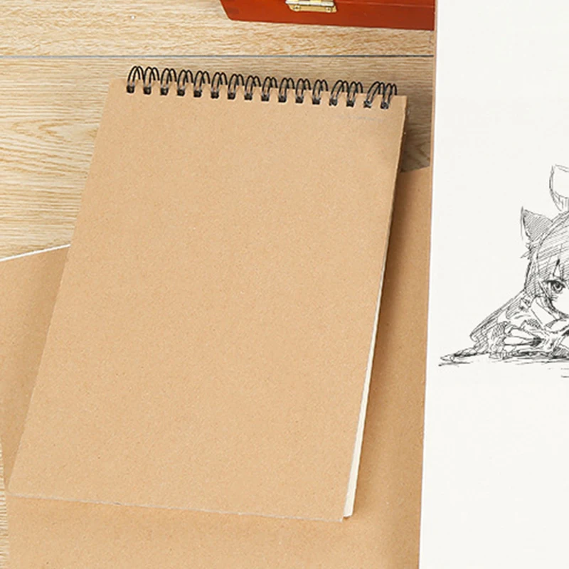 A5 30 Sheets Artist Hard Cover Sketchbook Sketch Drawing Book Sheet