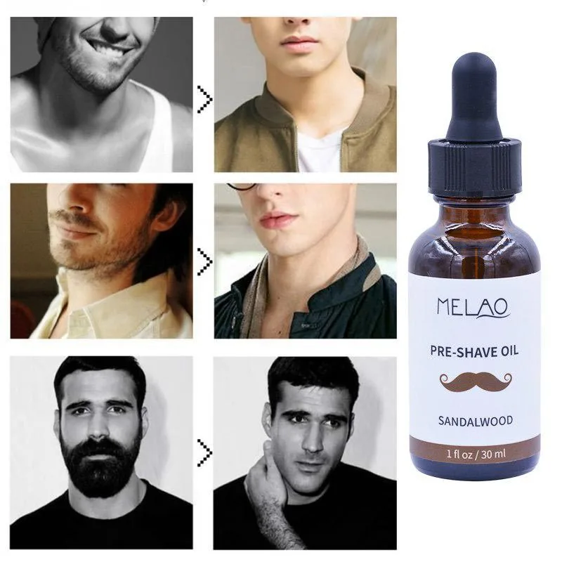 Melao натуральный мужской рост масло для бороды Органическая борода восковой бальзам Избегайте утери волос продукты оставить в кондиционер для ухоженной