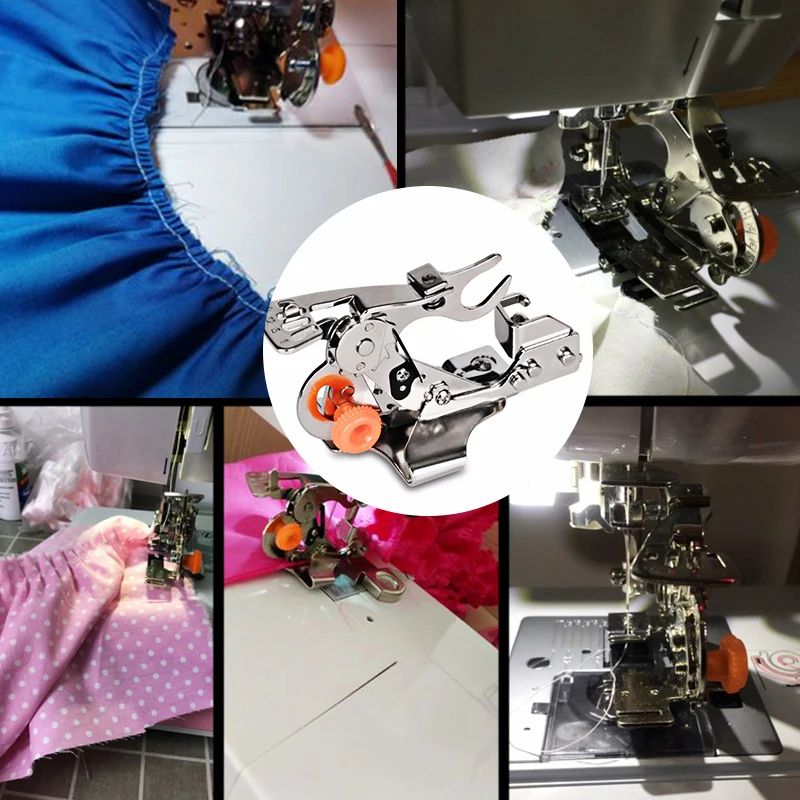 

Ruffler Presser Foot Fit For ALL Low Shank Sewing Machine Babylock Universal