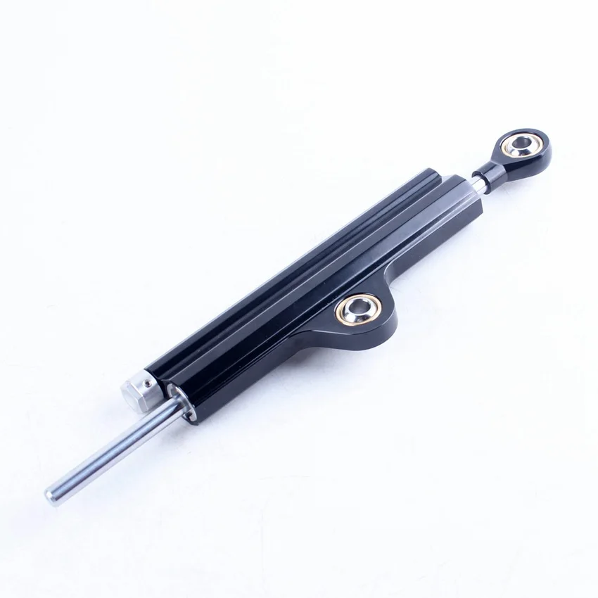 

Adjustable Steering Damper Stabilizer Parts Aluminum Black Universal Fit Honda Suzuki Yamaha Kawasaki