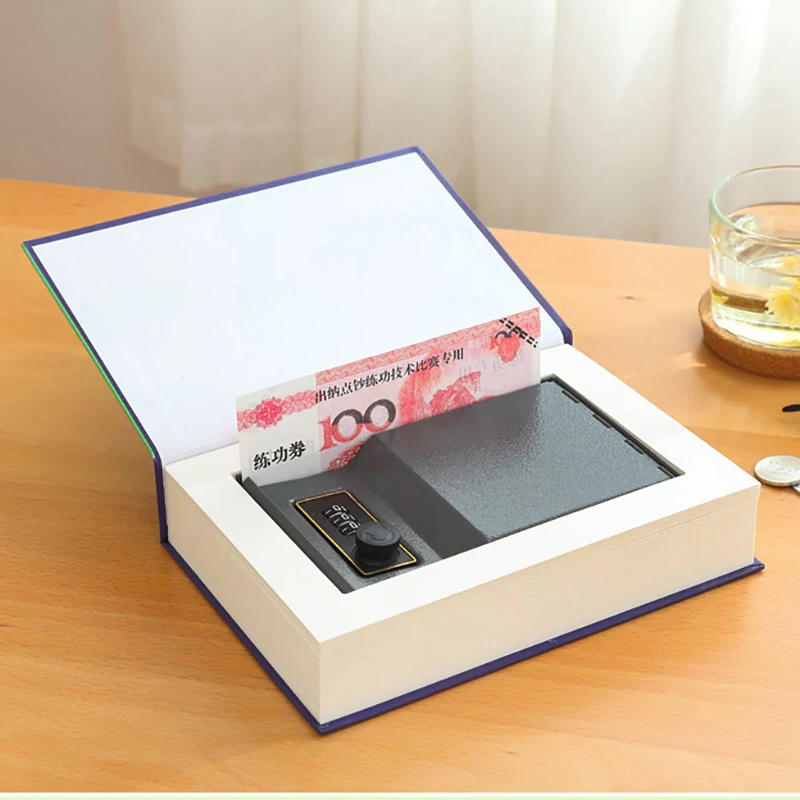 

Creative Lovable Books Safe Deposit Boxes Children's Money Storage Cans Locked Cipher Boxes Schools Playing Hidden Insurance Box