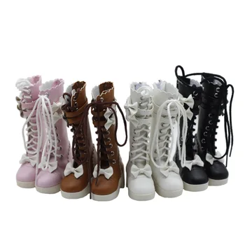 

60 Cm bjd sd Doll Boots Leaves Lori Girl Toys Children's Shoes 7 8cm Doll Toys High Boots