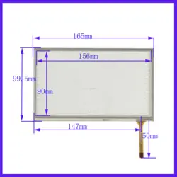 ZhiYuSun XWT433 7 Дюймов 165 мм * 100 резистивный сенсорный экран панель планшета 165*100 для автомобиля DVD touchsensor стекло