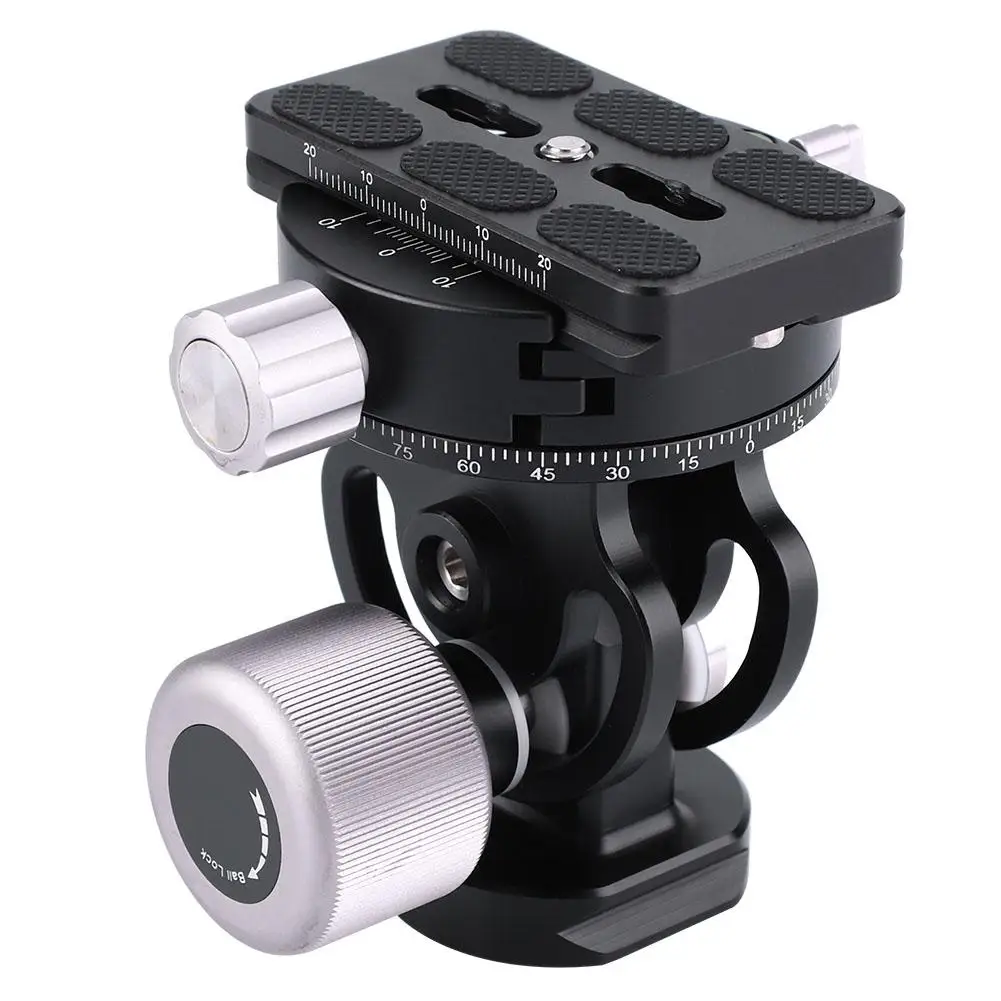 

Panoramic Tripod Aluminum Alloy for Telephoto Video Shooting Tripod Compatible with all AS-specific quick-release boards