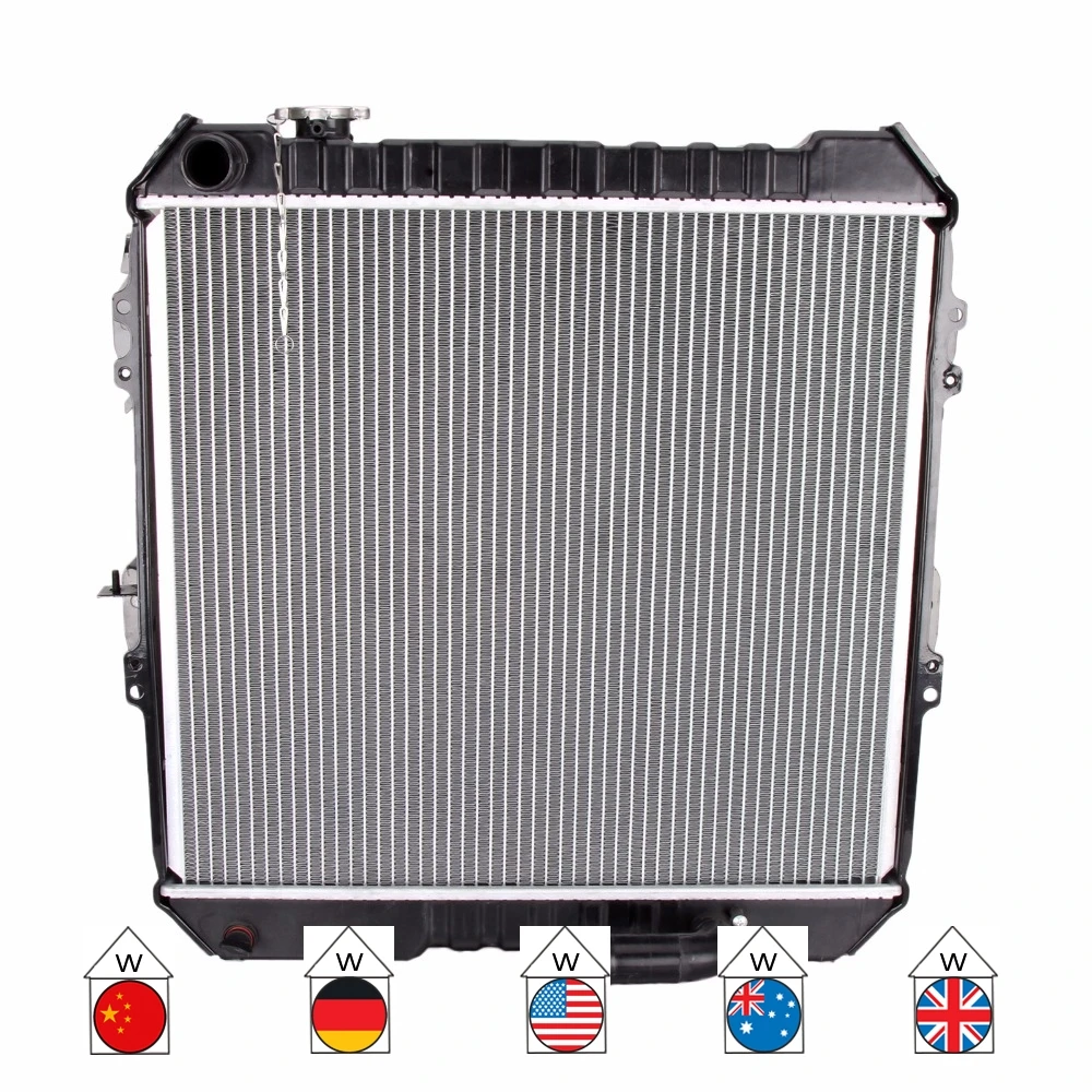 Car Premium Radiator FOR Toyota Hilux 2.4D 3.089 LN85 MT LN106 LN107 LN111 2.8L Diesel 1988-1997 1640054610 Manual | Автомобили и
