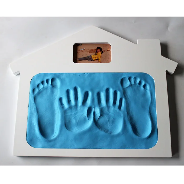  Wyatt of Source Photos House Photo Frame Baby shou yin ni Set Children Hand Footprints Gift Product