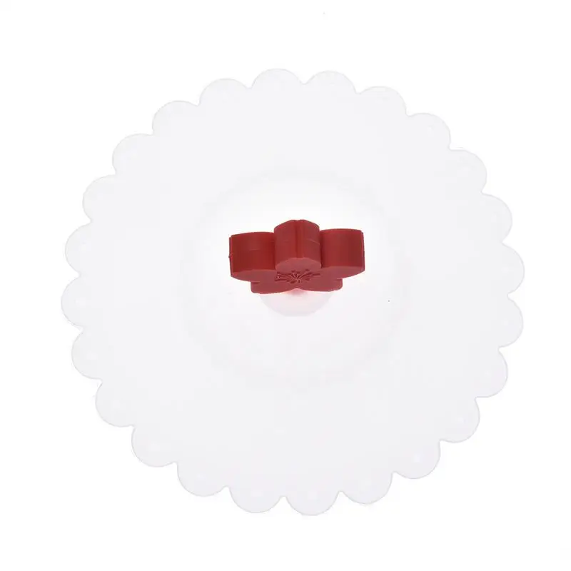 

Transparent Cuihua Sakura Silicone Dust Cup Cover Sealable Fresh Food Lid Living Room Table Decoration High Temperature
