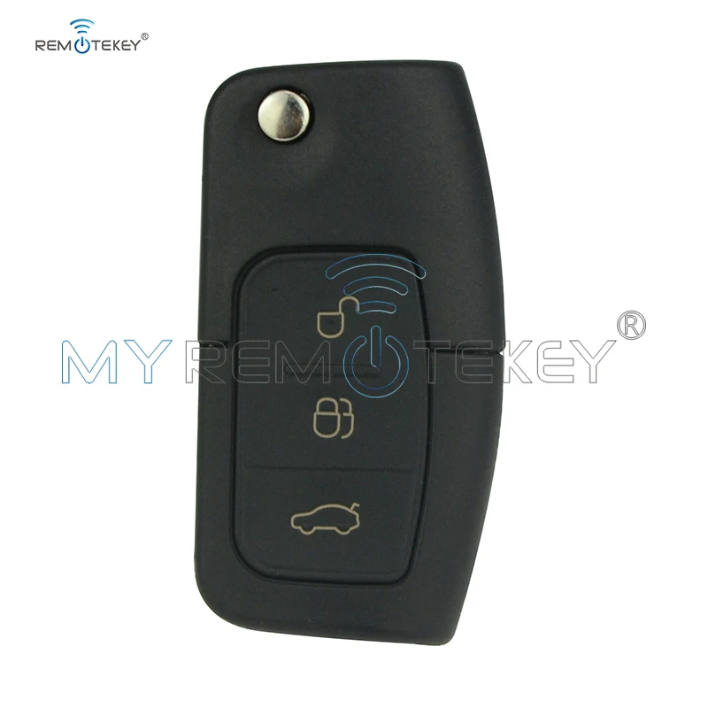 Remtekey складной ключ 3 кнопки HU101 для Ford Focus 2003 2004 2006 2007 2008 2010 2012