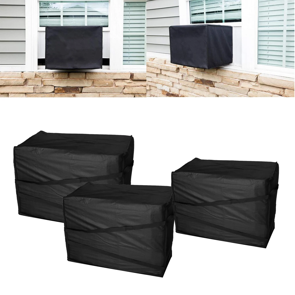Window Air Conditioner Cover Bottom Covered Window Unit AC Cover Dust