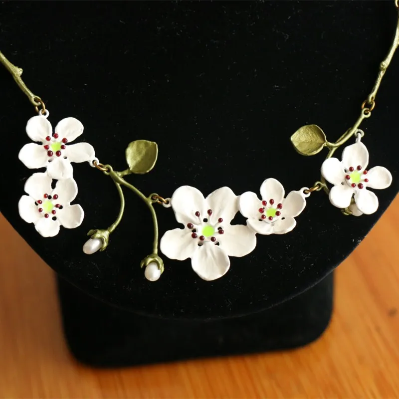 Супер Роскошный белый жемчуг цветок ожерелье браслет наборы