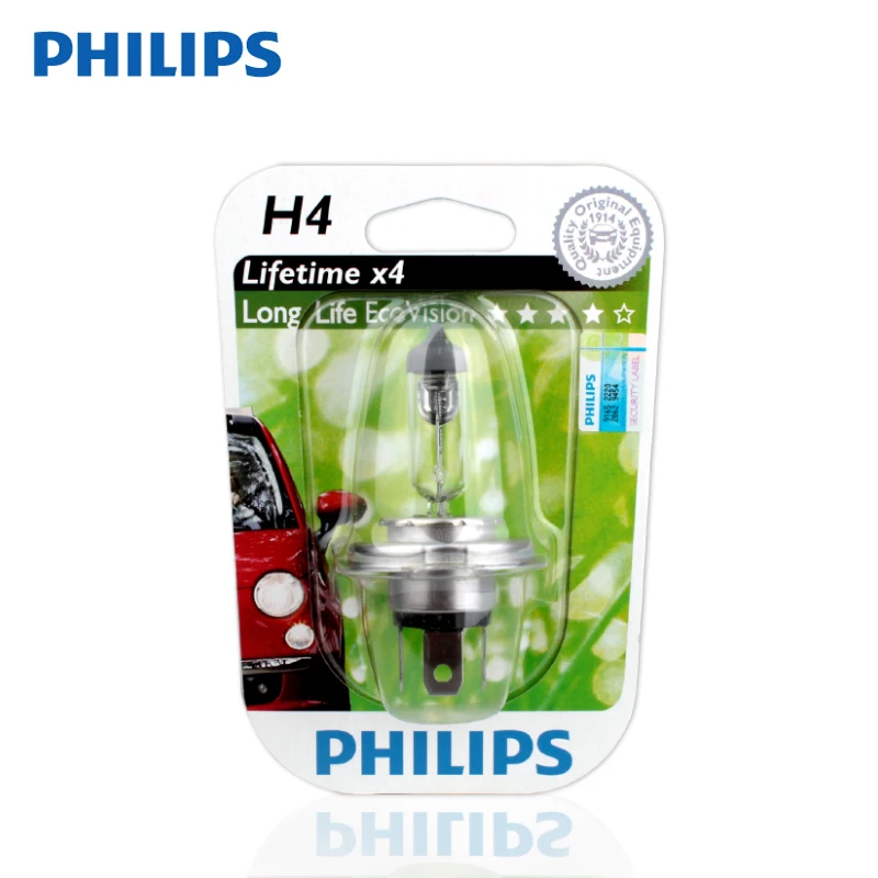 Philips H4 H1 12V 55W Car Headlight Bulds Auto Headlamp Bulbin Car
