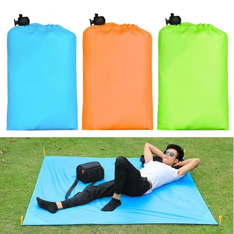 

Portable Folding Waterproof Sand Proof Foldable Beach Blanket Camping Ground Mat Mattress Outdoor Camping Picnic Mat blanket