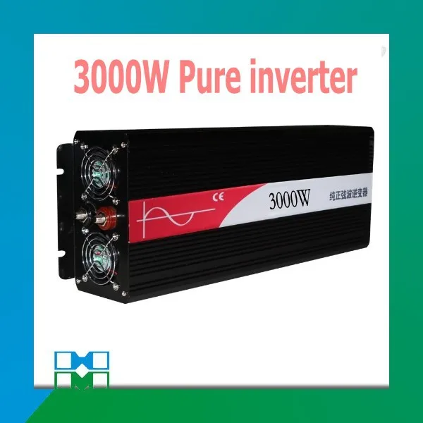 

dual digital display 3000W pure sine wave inverter DC48V to AC120V 60HZ for solar system