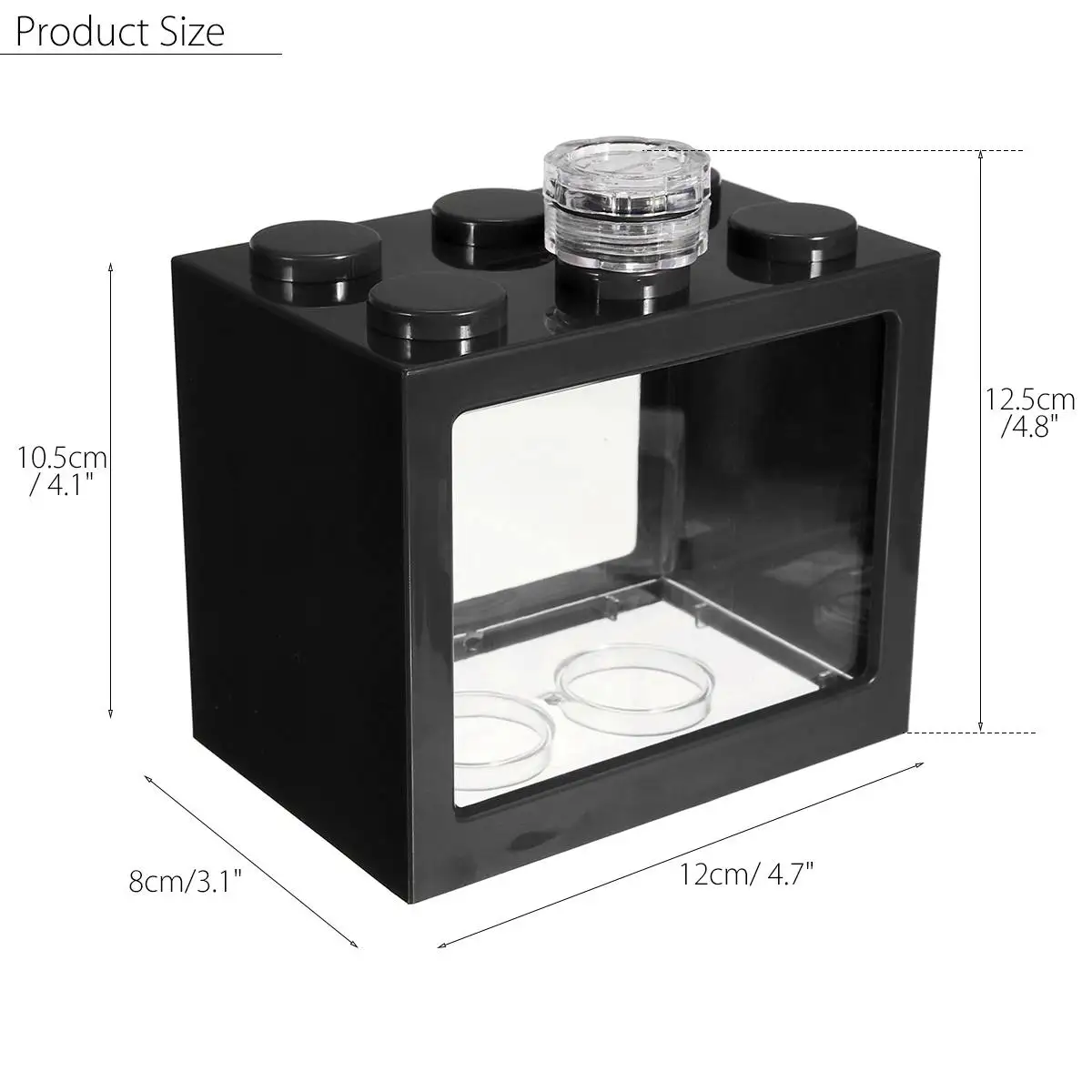 Мини аквариумный светодиодный светильник лампа Betta Box кормушка домашний декор