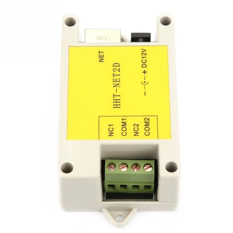 Новинка двухканальный Ethernet ip сетевой релейный модуль DC12V Интернет сторожевое