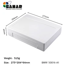 Настенный Пластиковый корпус для электроники abs пластиковый проектный Чехол diy Распределительная коробка пластиковый корпус для прибора 275*204*64 мм