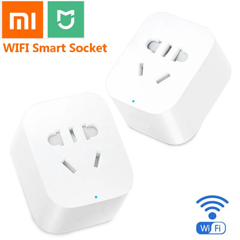 Смарт розетка Xiaomi Mijia WiFi приложение дистанционное управление таймер штепсельная