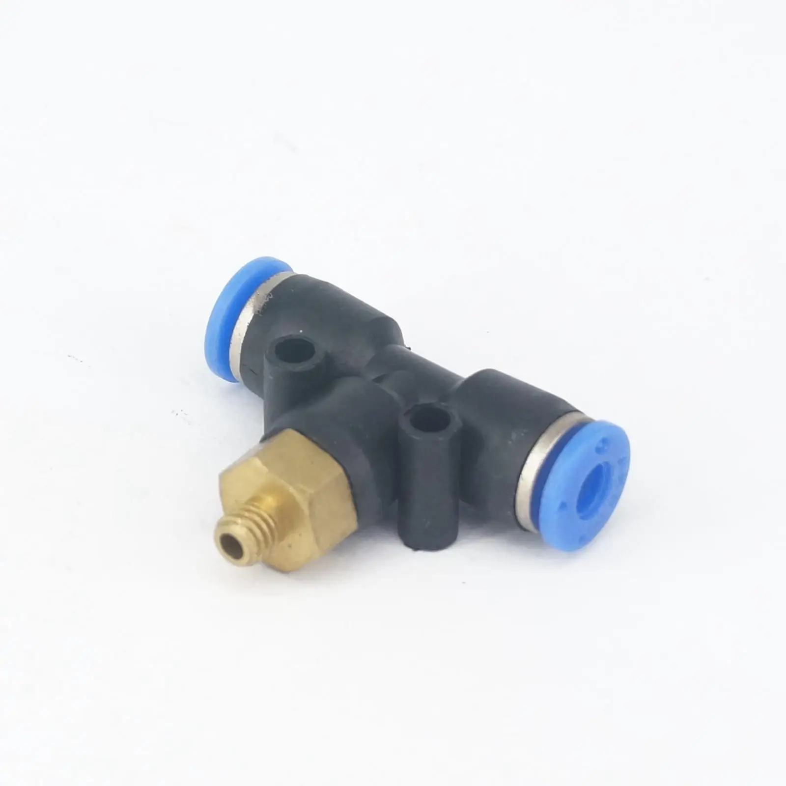 LOT 5 M5 Male to Fit Tube O/D 4mm Pneumatic Tee 3 Way Push In Connector Union Quick Release Air Fitting Plumbing | Обустройство дома