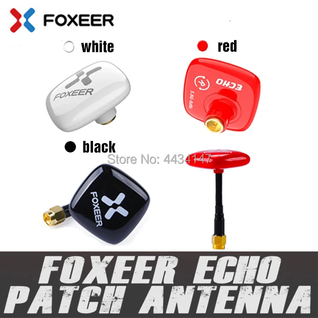 1 шт. 21 7 мм Foxeer Echo пластырь антенна 8Dbi белый/красный SMA FPV 5 8 ГГц Антенна совместимый