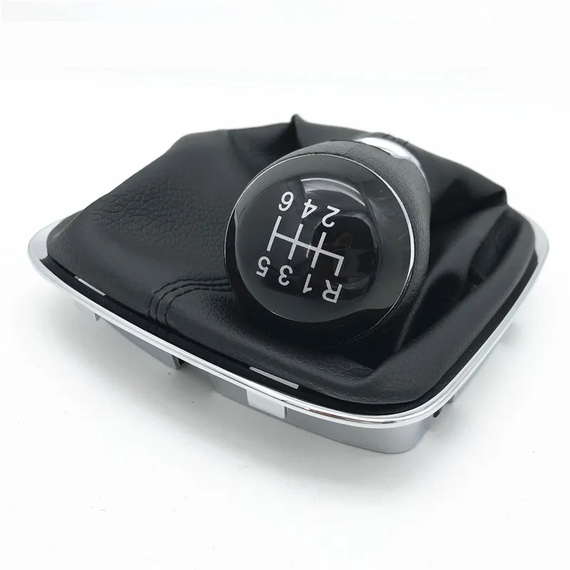 

5/6 Speed Car Gear Shift Knob With Gaiter Boot Cover Case Handle For VW Volkswagen Polo 6C 2015 2016 2017 2018