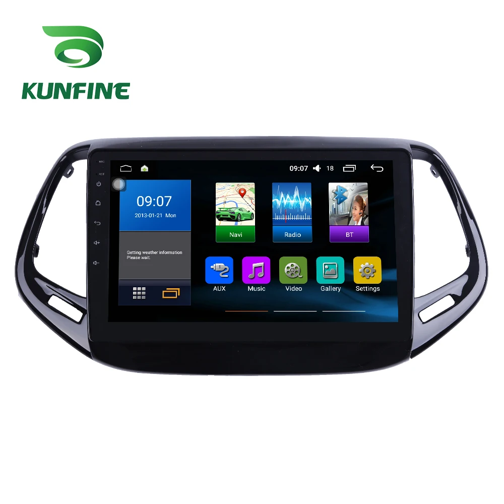 Восьмиядерный 1024*600 Android 8 1 автомобильный DVD GPS навигационный плеер Deckless стерео для
