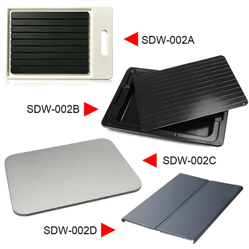 Magic Metal Plate Defrosting Tray Safe Fast Thawing Frozen Meat Quick Defrost Kitchen Tools Gardgets Magic Metal Plate Defrosting Tray Safe Fast Thawing Frozen Meat Quick Defrost Kitchen Tools Gardgets