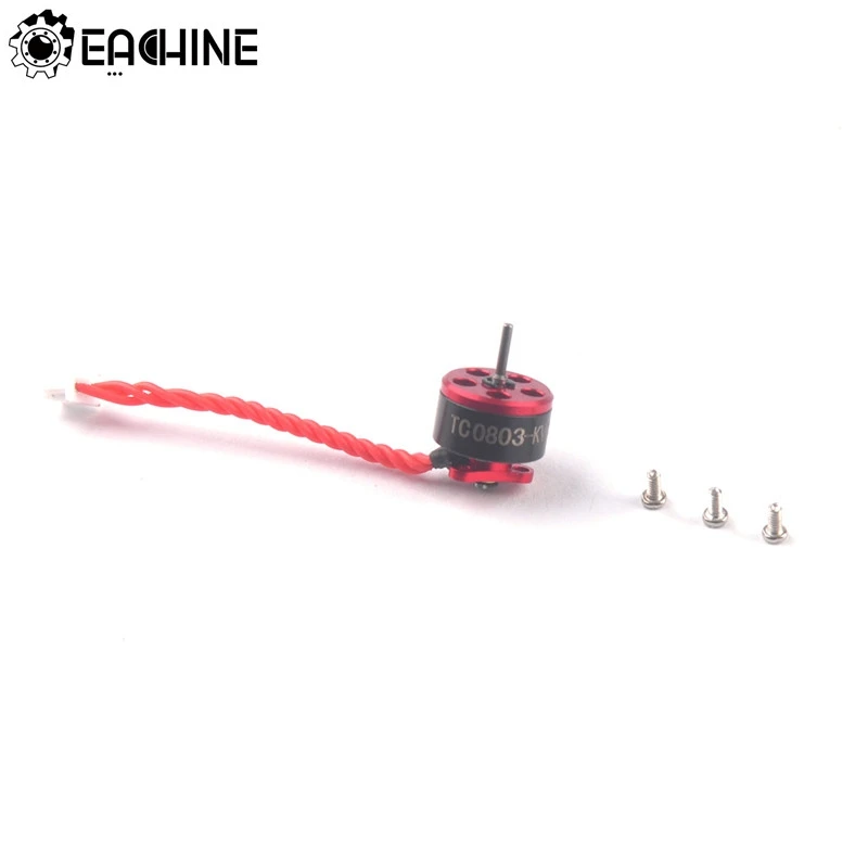 Eachine TRASHCAN 75 мм FPV гоночный Дрон запасные части TC0803 15000KV 1-2S бесщеточный двигатель