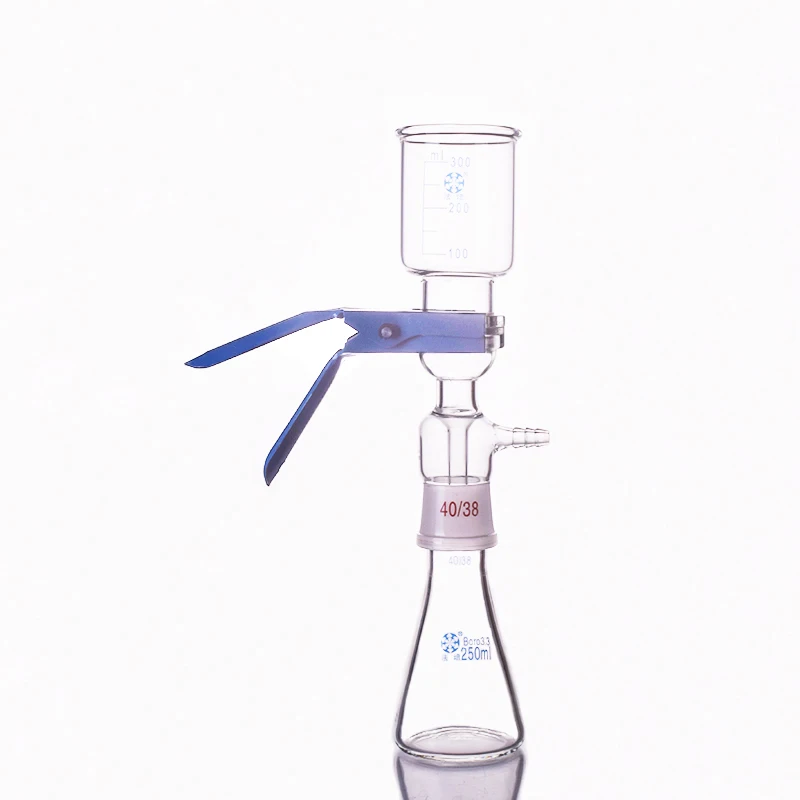 Sand core filter 250ml,Solvent filter,All glass microporous membrane