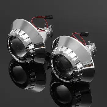

2.5'' H1 HID Headlight Projector Lens Retrofit Hi/Low Beam For BMW E46