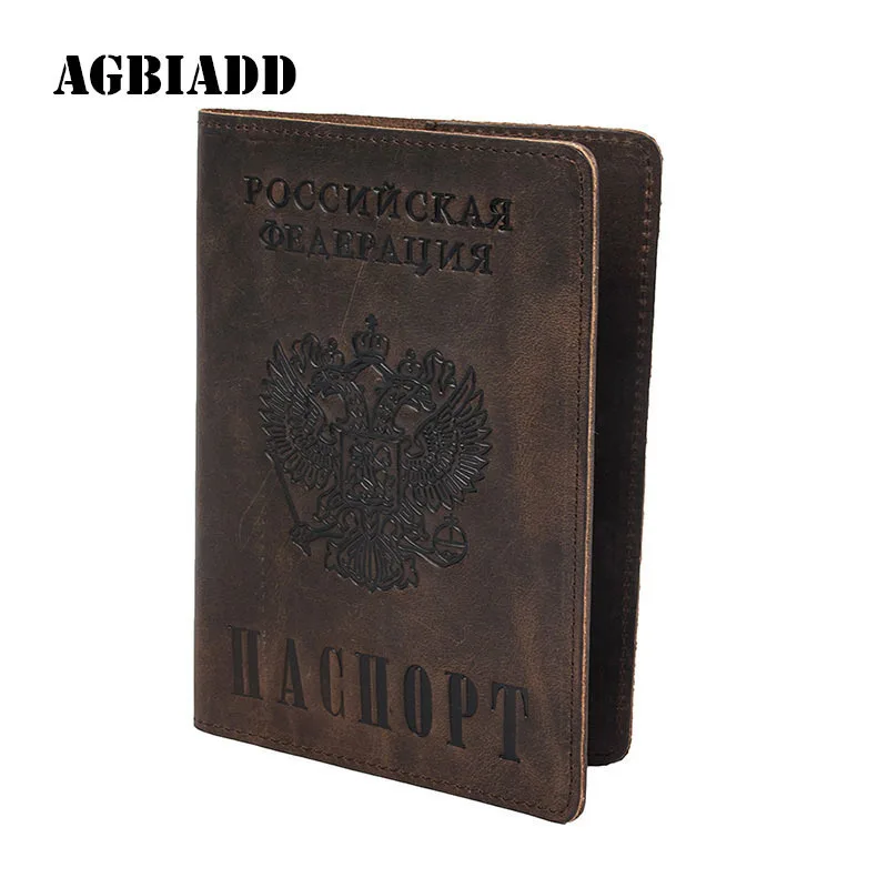 Обложка для паспорта A594 мужская из натуральной кожи|leather passport case|passport casegenuine leather