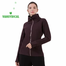 Willarde/зимняя спортивная куртка для бега, женская теплая куртка с высоким воротником на молнии, ветрозащитная спортивная одежда, верхняя одежда, пальто для тренировок