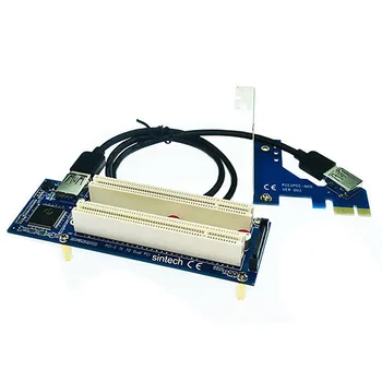 

PCI-E Express X1 to Dual PCI Riser Extender Card