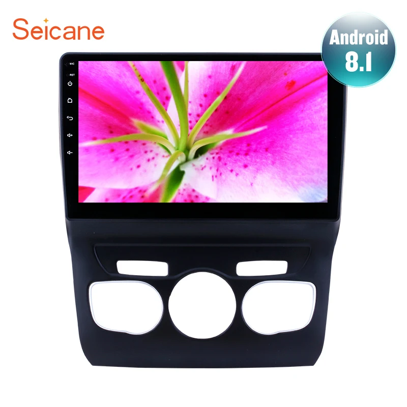

Seicane Android 8.1 10.1" GPS Navigation System Bluetooth Radio for 2013 2014 2015 2016 Citroen C4 left hand car driving